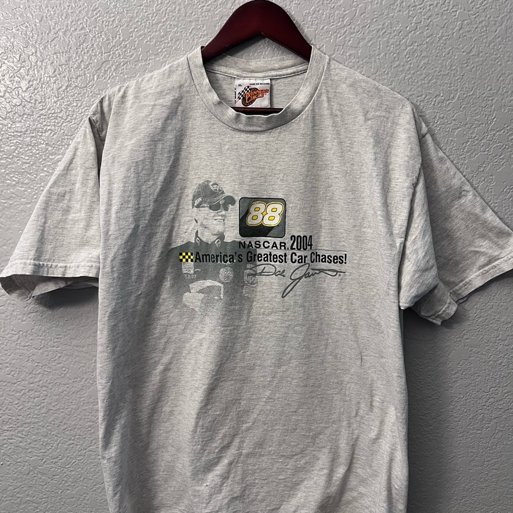 NASCAR Winners Circle Dale Jarrett 04’ Gray Short Sleeve Graphic Tee Size XL